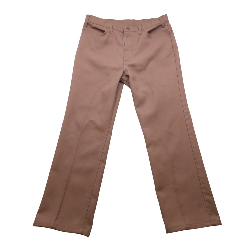 Vintage Levi's 520 Pants Mens 34x30 Brown Tapered Workwear USA Made 90s‎